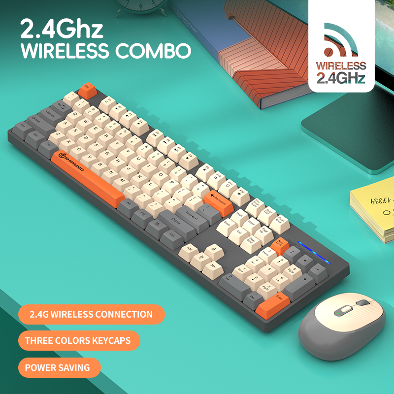 2.4G Wireless Office Keyboard  - đánh giá và giá Gaming Keyboard And Mouse Combo