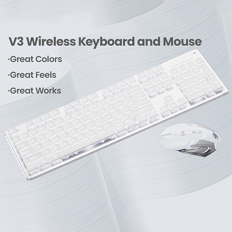 EWEADN V3 wireless Silent Offi - đánh giá và giá Gaming Keyboard And Mouse Combo