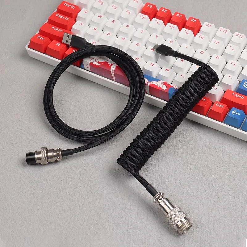 180cm Mechanical Keyboard Coil - đánh giá và giá Gaming Keyboard Type C