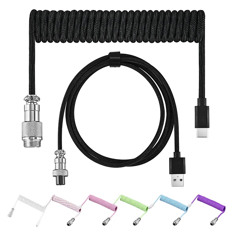 180cm Mechanical Keyboard Coil - đánh giá và giá Gaming Keyboard Type C