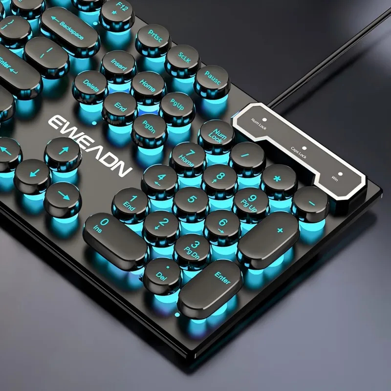 Retro Punk Mechanical Feel Key - đánh giá và giá Gaming Keyboard Mechanical Wireless