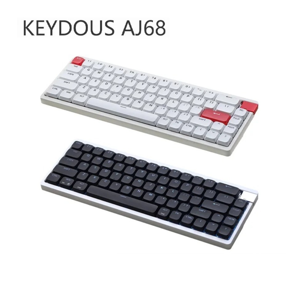 Keydous AJ68 Mechanical Keyboa - đánh giá và giá Gaming Keyboard Hot Swappable