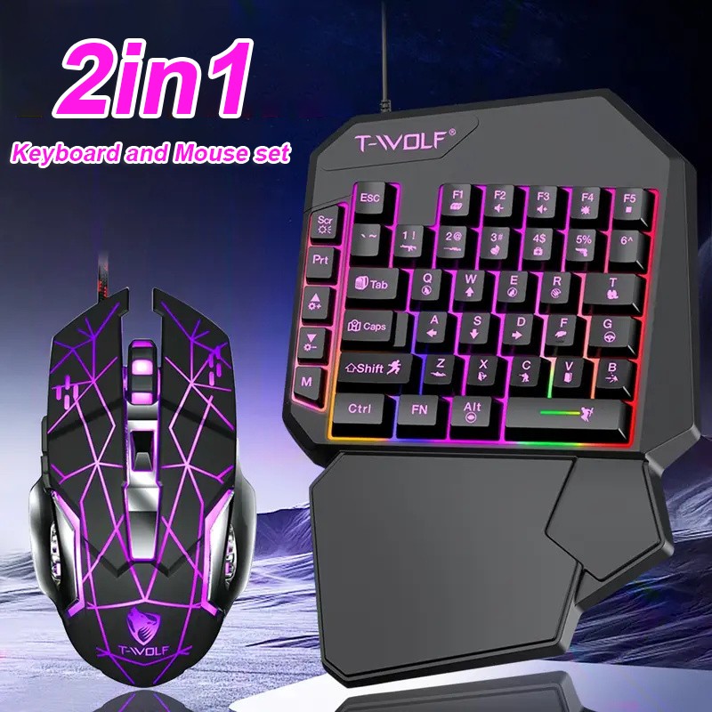 FocusOnPC TF900 2-in-1 Mobile  - đánh giá và giá Gaming Keyboard 1 Hand