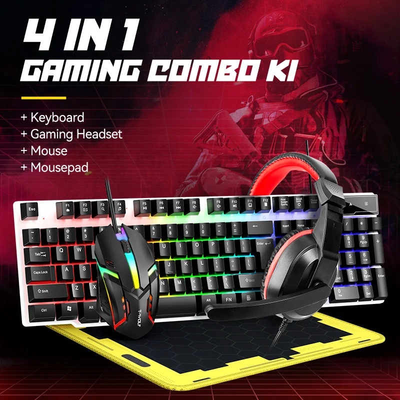 NEW USB Keyboard And Mouse Gam - đánh giá và giá Gaming Keyboard And Mouse Combo