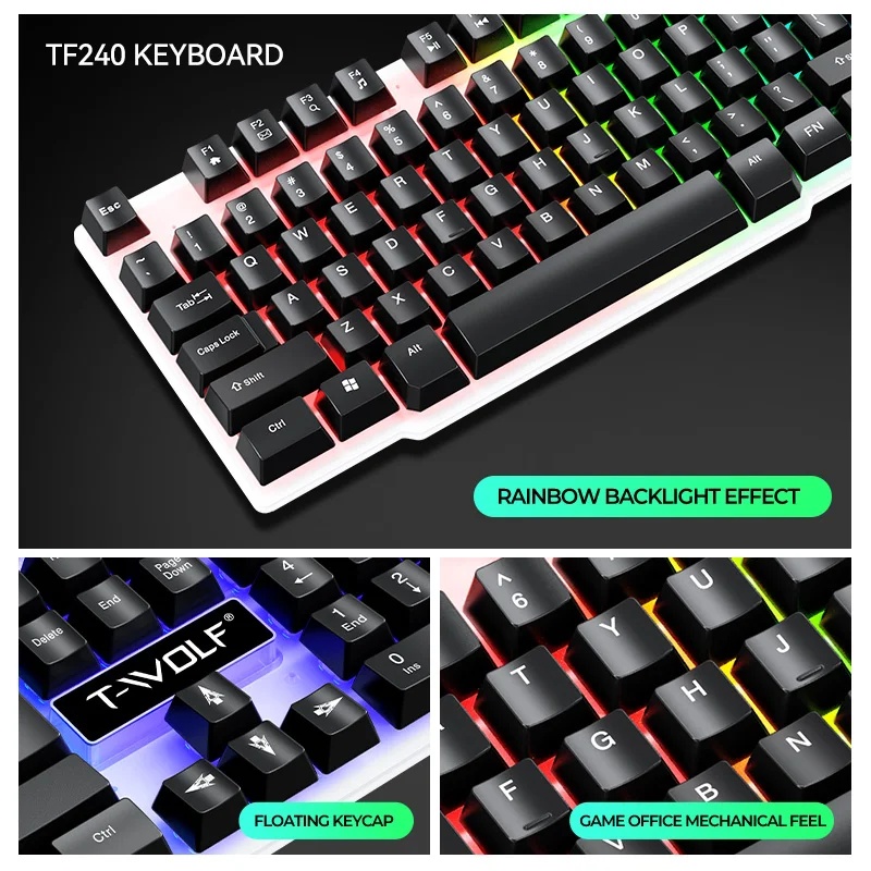NEW USB Keyboard And Mouse Gam - đánh giá và giá Gaming Keyboard And Mouse Combo