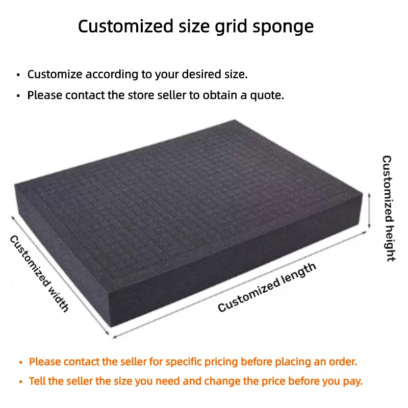 Pre-cut Foam Insert Precorte S - đánh giá và giá Polyurethane Foam Sheet