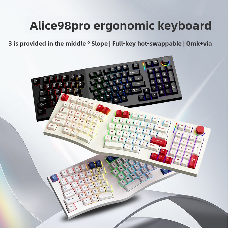 FEKER Alice98pro Mechanical Ke - đánh giá và giá Gaming Keyboard Hot Swappable