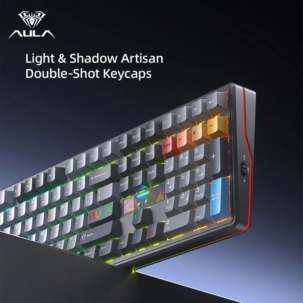AULA F108 Pro V2 Mechanical Ke - đánh giá và giá Gaming Keyboard Hot Swappable