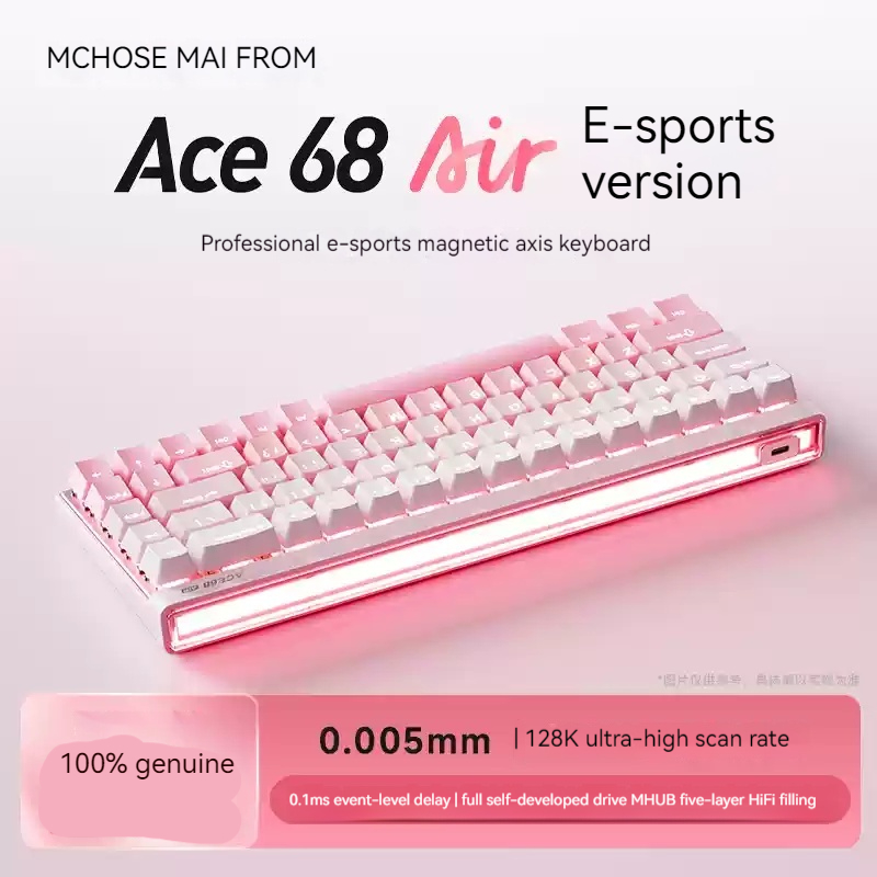 Mchose Ace68 Air Magnetic Axis - đánh giá và giá Gaming Keyboard Esports
